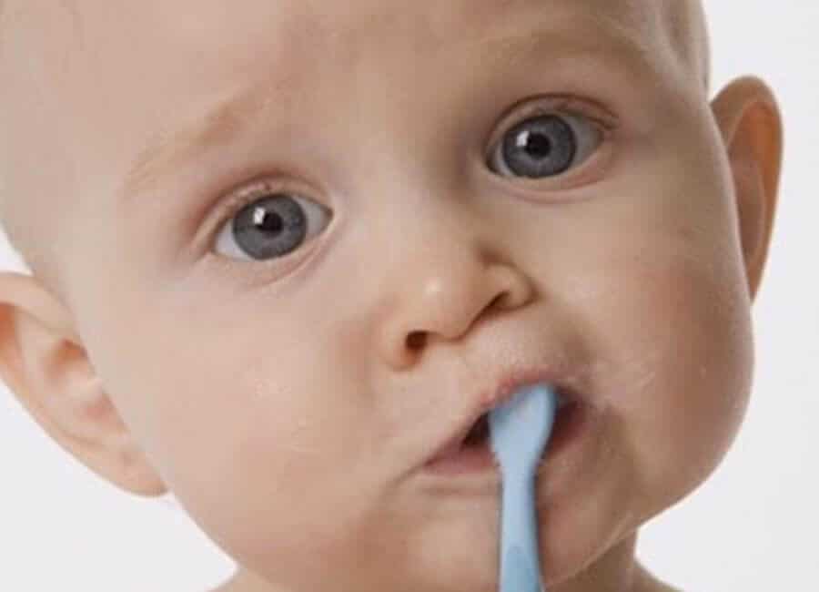 Baby Brushing Teeth