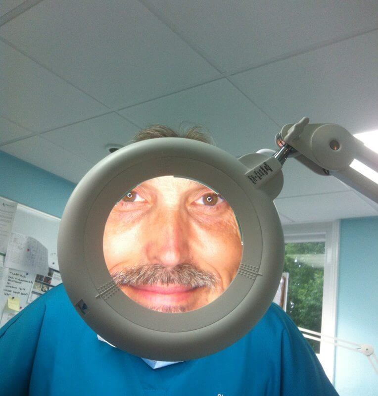 Simon Allen in Magnifying Glass